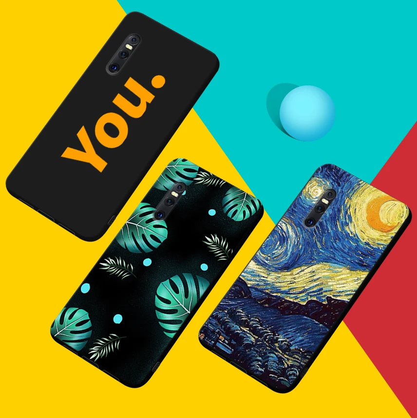 Silicone Cases For Z3 Z5X Ultrathin Soft Matte Gel Coque Vivo X27 Pro V11i Black Protective Cover for Y81S Y83 Y93 Y97 |