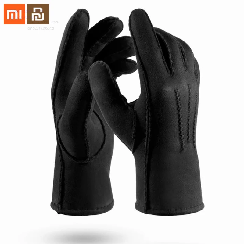 

Мужские и женские перчатки Xiaomi, теплые перчатки из вспененного овечьего меха для зимы