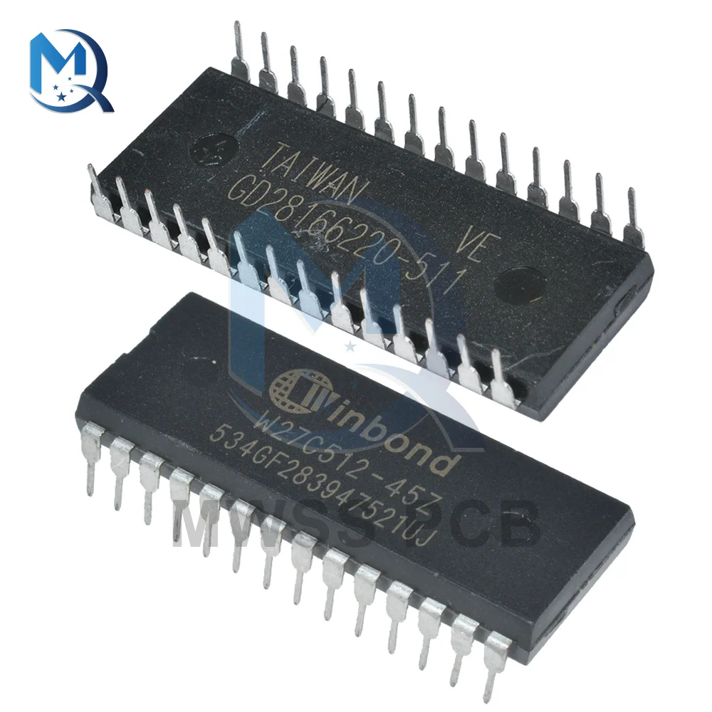 

IC Chips W27C512 W27C512-45Z 28DIP IC EEPROM 512KBIT Original Integrated Circuits