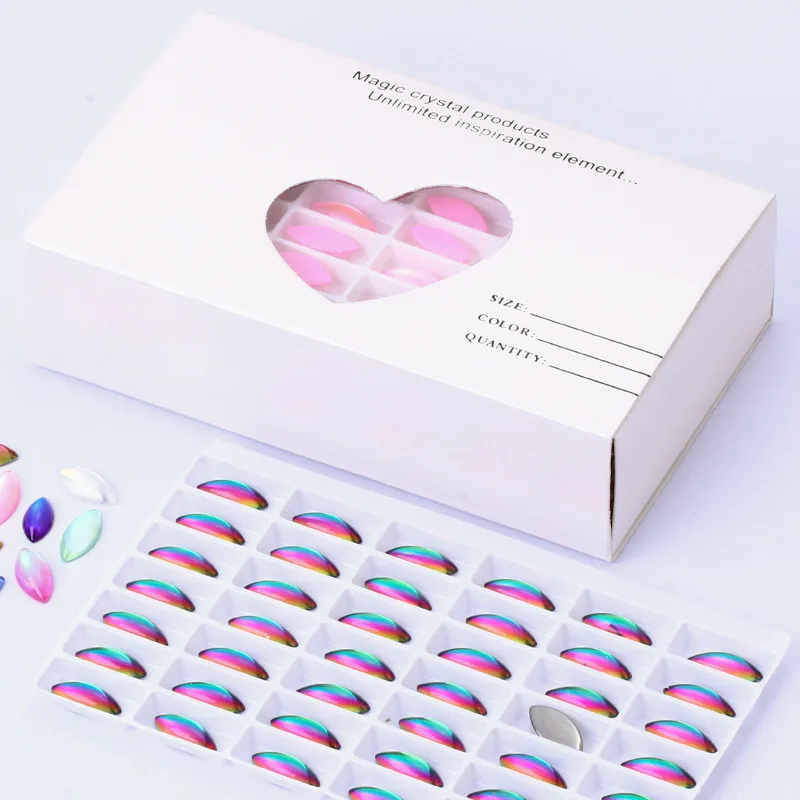 AB 3D ногтей Стразы со стразами с металлизированными украшениями блестящие дизайн