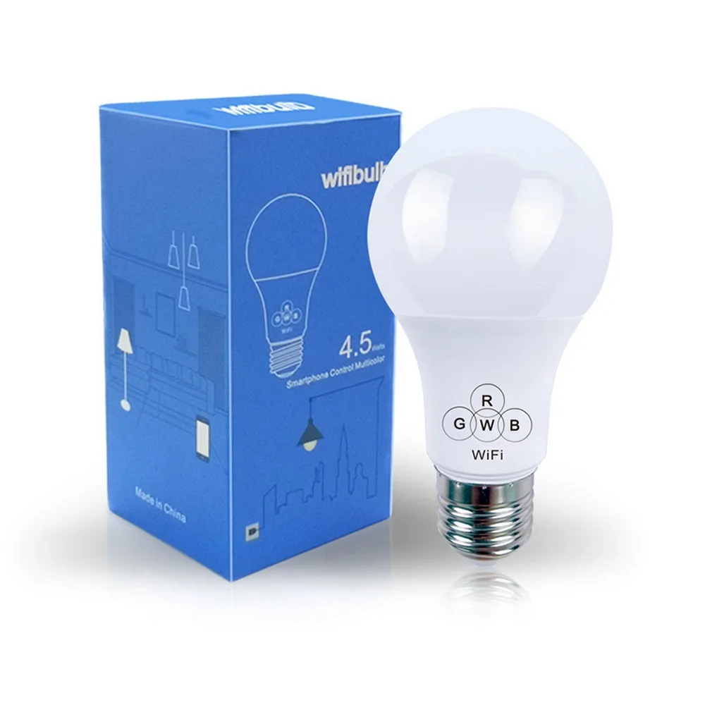 

E27 B22 Smart WiFi Light Bulb RGB Magic Light Bulb Lamp APP Remote Control Wake-Up colorful lights for Home Bedroom Bar Deco