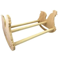 chicken rocking roosting bar toy for coop made in the usa solid strong natural wooden swing ladder perch toy