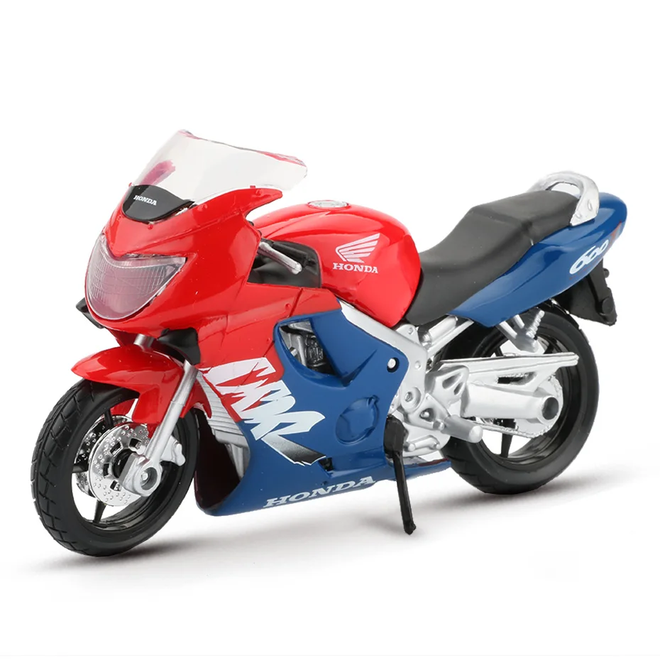 CBR 600F Maisto 1:18 сплав модель мотоцикла Игрушка внедорожные модели гоночных автомобилей Африка Твин H2R 690 Duke мотоциклы игрушки для детей - Цвет: CBR 600F