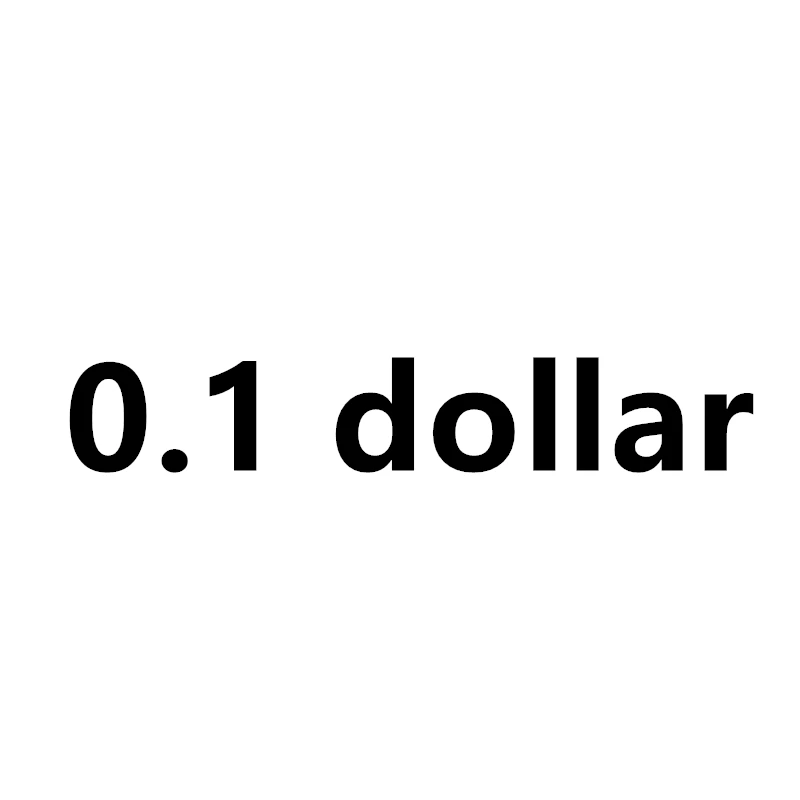 

1 шт., 0,1 доллара, Доплата
