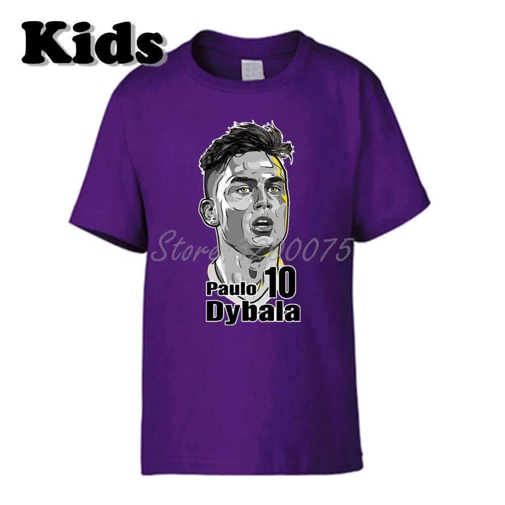 30 Детская футболка La Joya Paulo Dybala 10 масок жестов, одежда, футболка для мальчиков и девочек, W19033003 - Цвет: 30