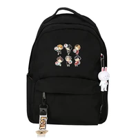 anime haikyuu karasuno vbc women backpack kawaii pink school bags nylon bookbag cartoon travel bagpack small school rugzak