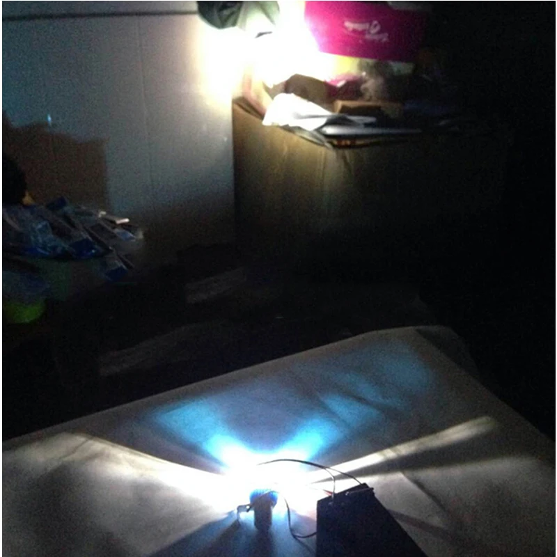 Мотоциклетный светодиодный головной фонарь с большим объективом рыбий глаз