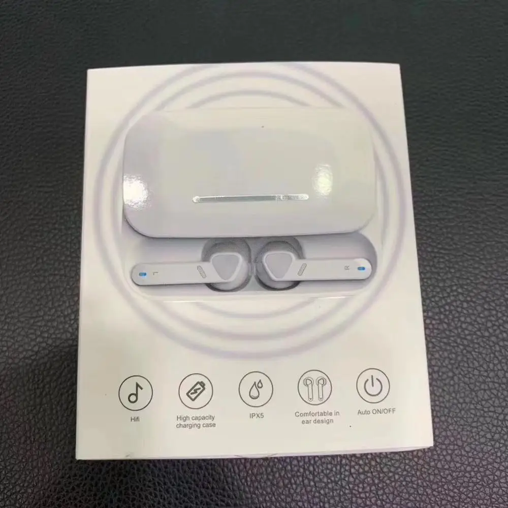 TWS Наушники Беспроводные Bluetooth 5 0 наушники с микрофоном зарядная коробка