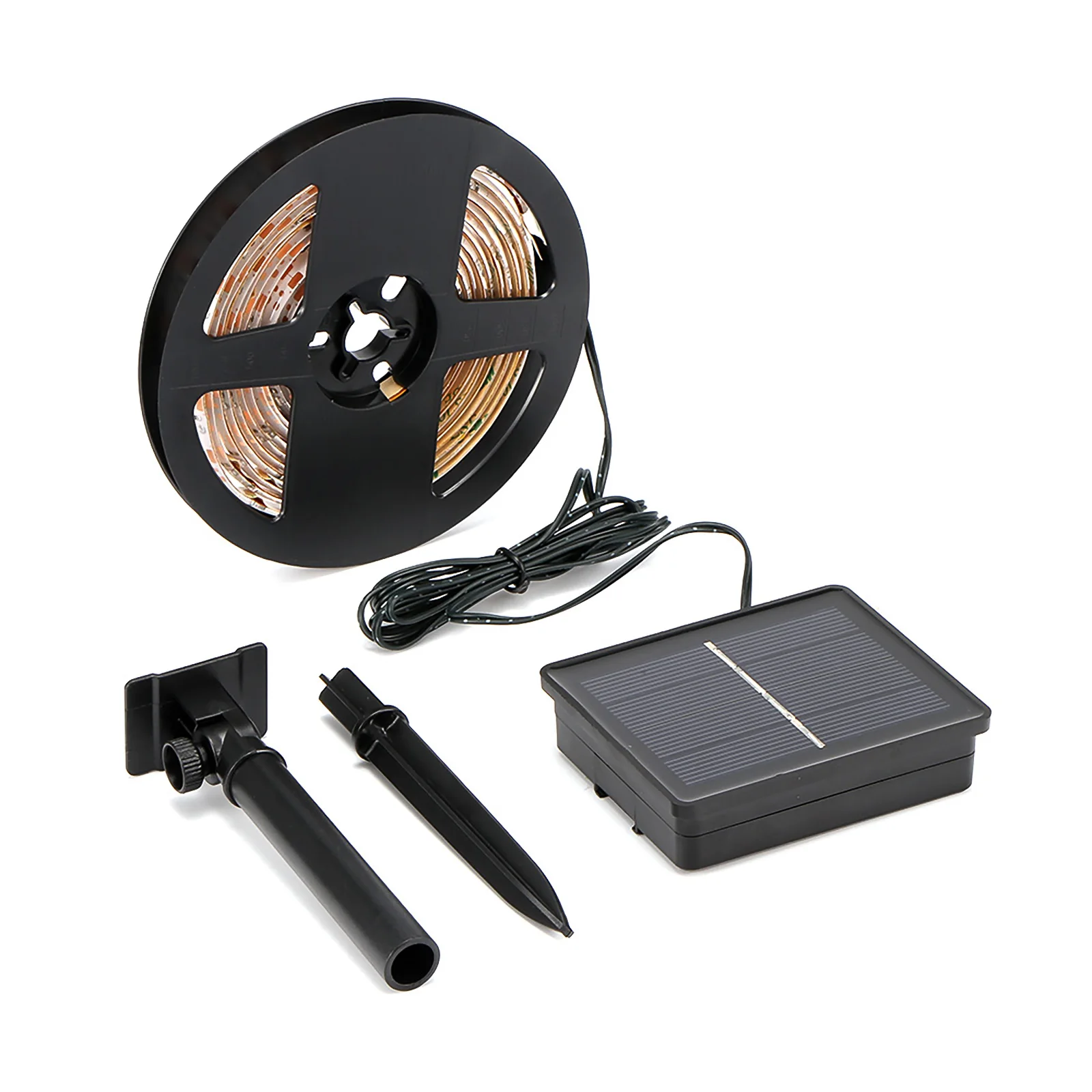 Светодиодный солнечный свет полосы светильник для дома и сада Медный провод