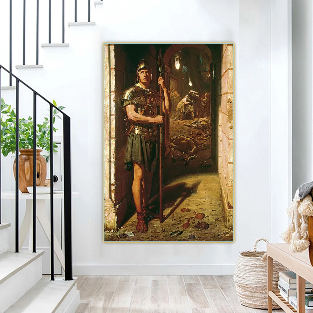 Citon Edward John Poynter Faithful vereant To Death Canvas Холст Картина маслом Художественный постер