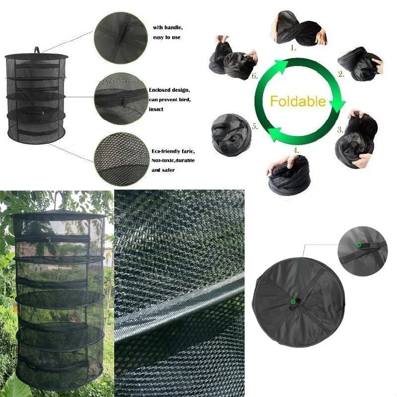 Сушильная сетка 4 слоя сушильная корзина международная торговля Amazon закрытая с