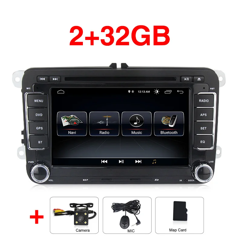 Германия склады! Android 8,0 Автомобильный dvd Радио для VW polo golf passat tiguan skoda yeti превосходное быстрое gps навигация RDS wifi BT - Цвет: Car dvd camera