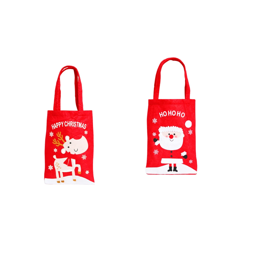 2 шт./пакет/канун Рождества мультфильм Детский подарок мешок/Карамельное яблоко