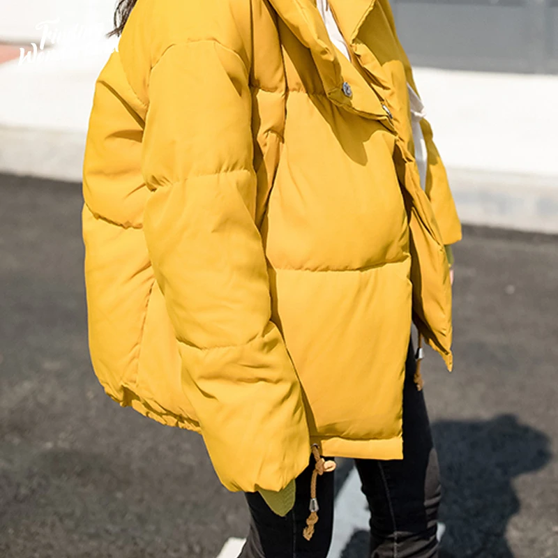 2019 зимняя женская стеганая куртка с хлопковой подкладкой утепленное пальто для