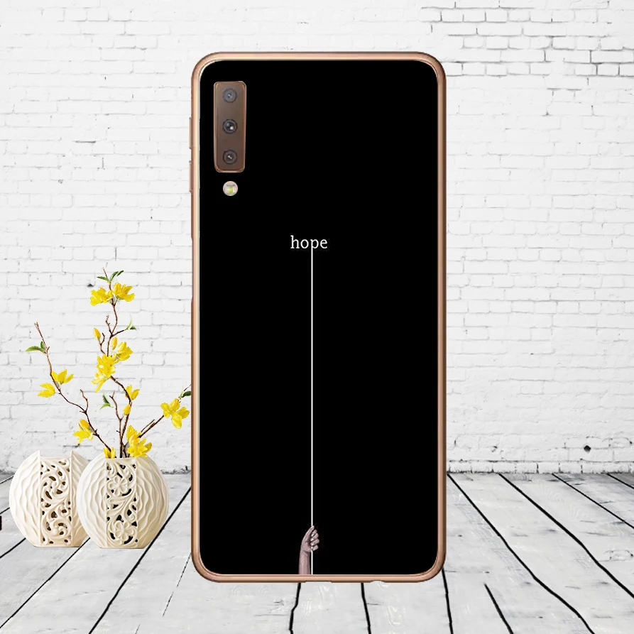 Чехол для samsung Galaxy A7 силиконовый чехол для телефона с принтом чехол-накладка на заднюю крышку для samsung A7 A750 A750F 6,0 дюймов - Цвет: K40