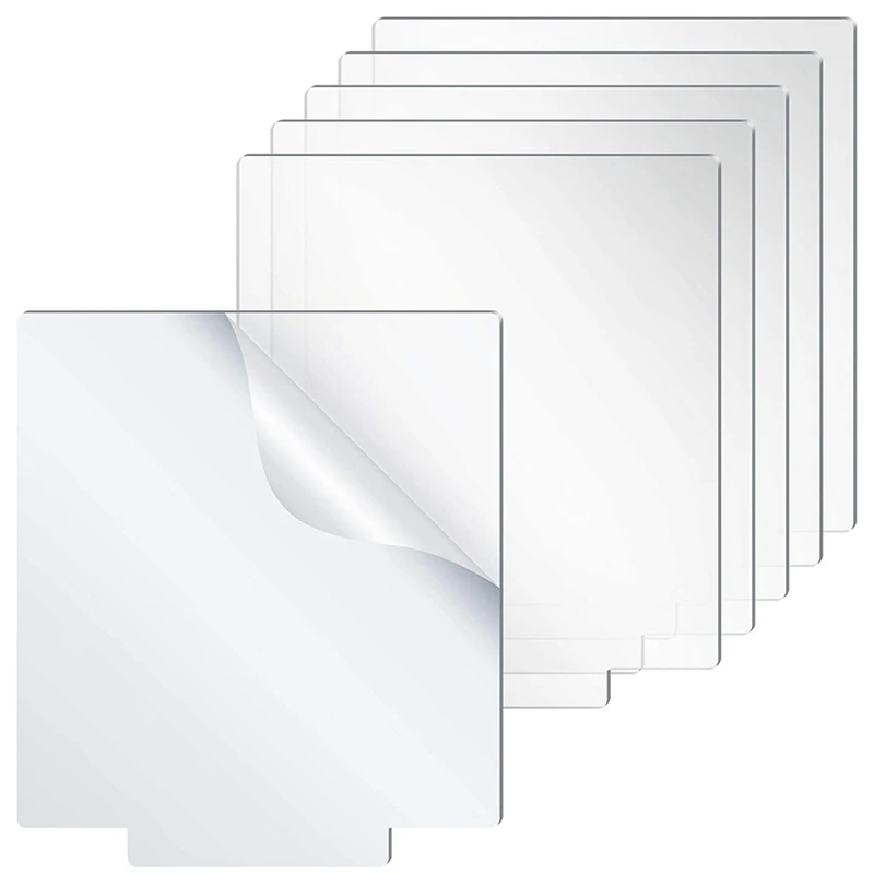 

Acrylic Sheet Clear Cast for LED Light Base Table Signs DIY Display Projects Craft Led Lights for Projects 6 Pieces