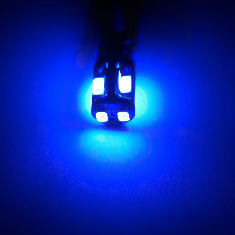 2 шт. T10 10SMD w5w 194 168 светодиодный индикатор автомобиля светильник Панель