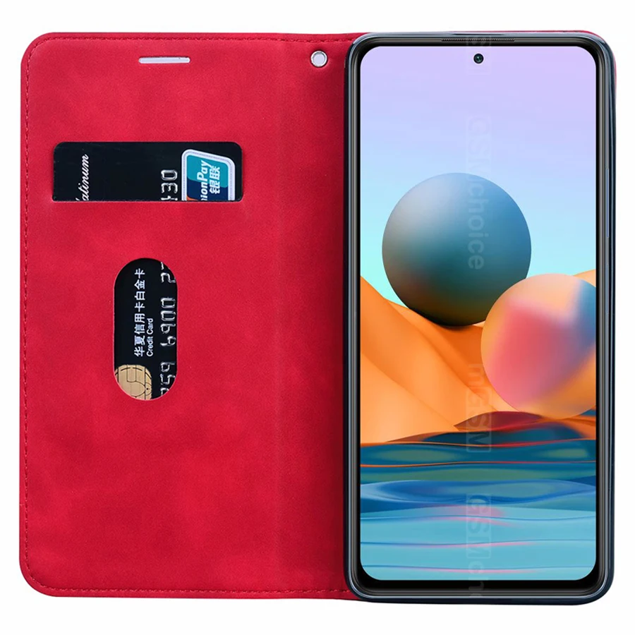 Leather Book Case For Xiaomi Redmi Note 10 Pro Max Wallet Case on Redmi Note10S 9T 5G Flip Cover Poco X3 Pro F3 X2 F2 M4Pro Etui