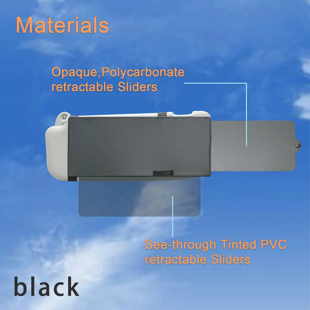 

Protection Sun Visor Extender See Through Universal Adjustable Anti-Glare