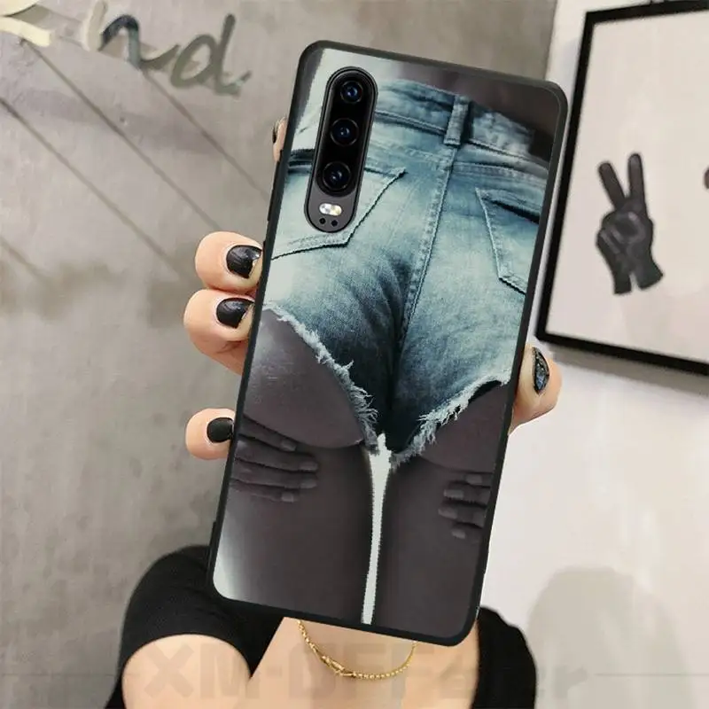 Чехол для Huawei P8 lite 2017 P9 P10 20Pro Lite Pro P30lite P Smart сексуальный с принтом в виде девушки