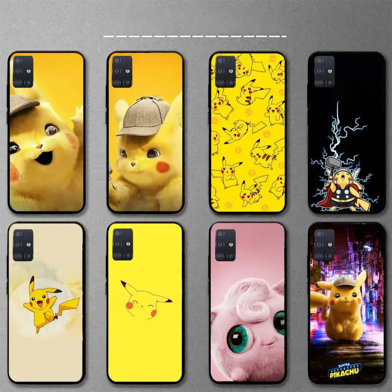 

hot Cute Anime Pokemones Phone Case For Samsung A20E A32 A31 A21 A12 A11 A02 A71 A51 A20S A70 A50S soft Cover Fundas