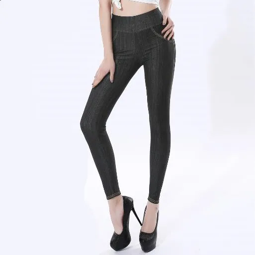 Женские брюки-карандаш элегантные эластичные брюки с высокой талией на осень и