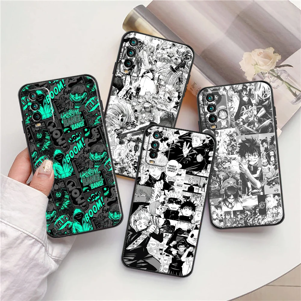 cartoon pictures phone case for xiaomi redmi note 9 10 pro max 5g 9t 9 9i 9at 9a 9c 10s soft funda hot anime cases back cover free global shipping