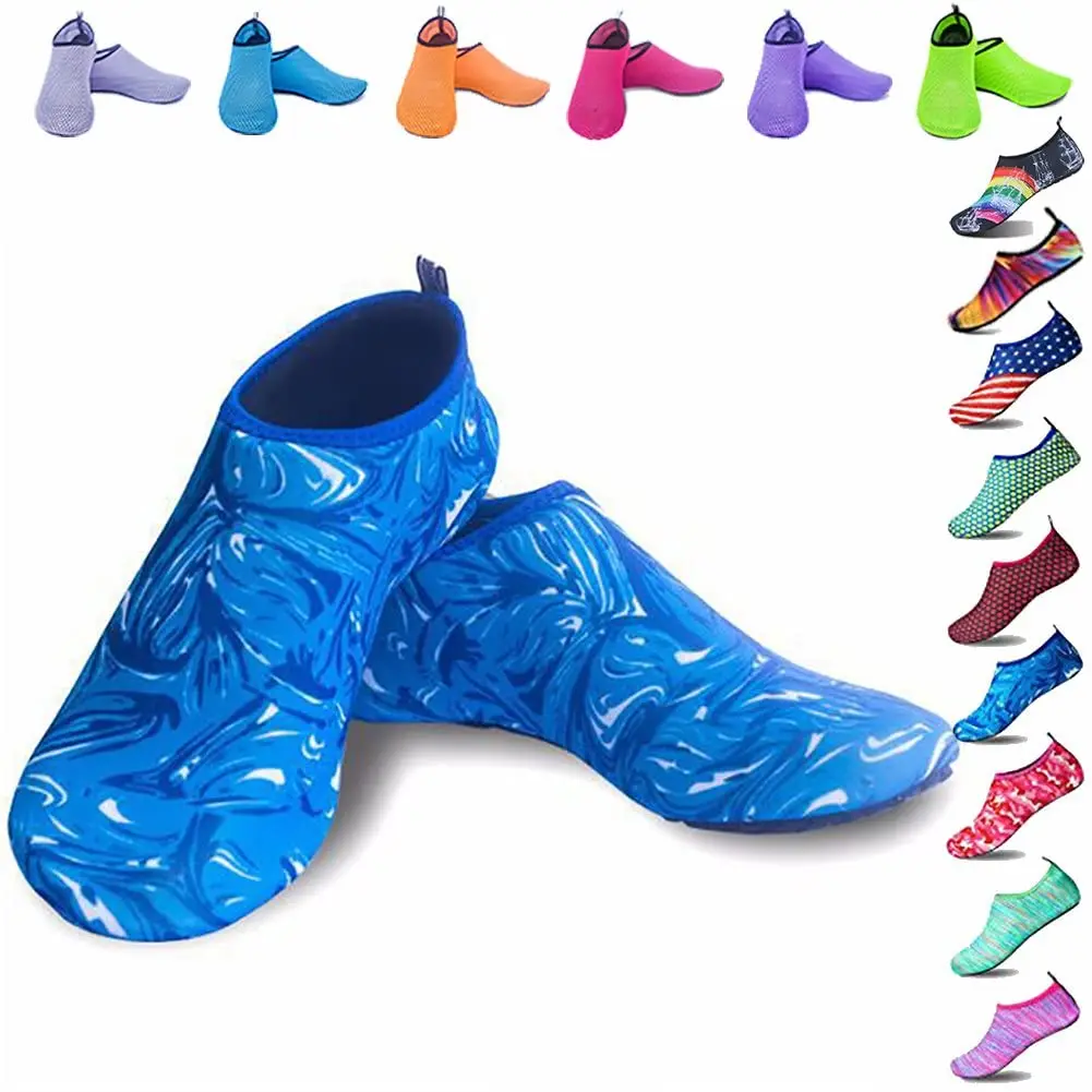 Летняя пляжная обувь надувная водная горка для женщин воды носки мужские