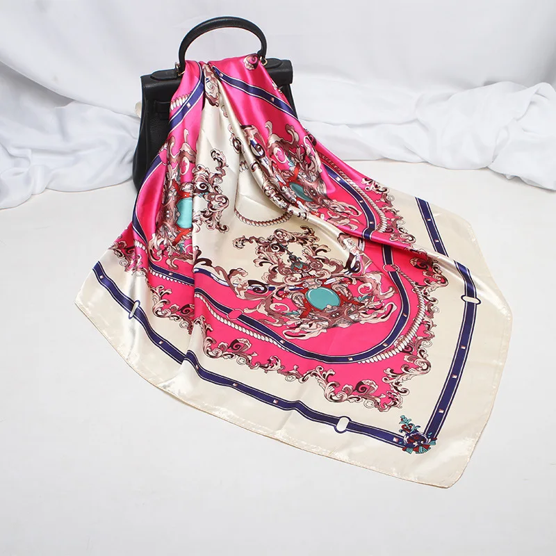 

women scarf silk scarves shawls lady wraps soft decorative for heair bags girl bufanda seda mujer cabello bolsa echarpe ete soie