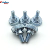 m8 knurled thumb screw with collar with knurling screws manual adjustment screws bolt knukles tornillos parafuso tornillo din464