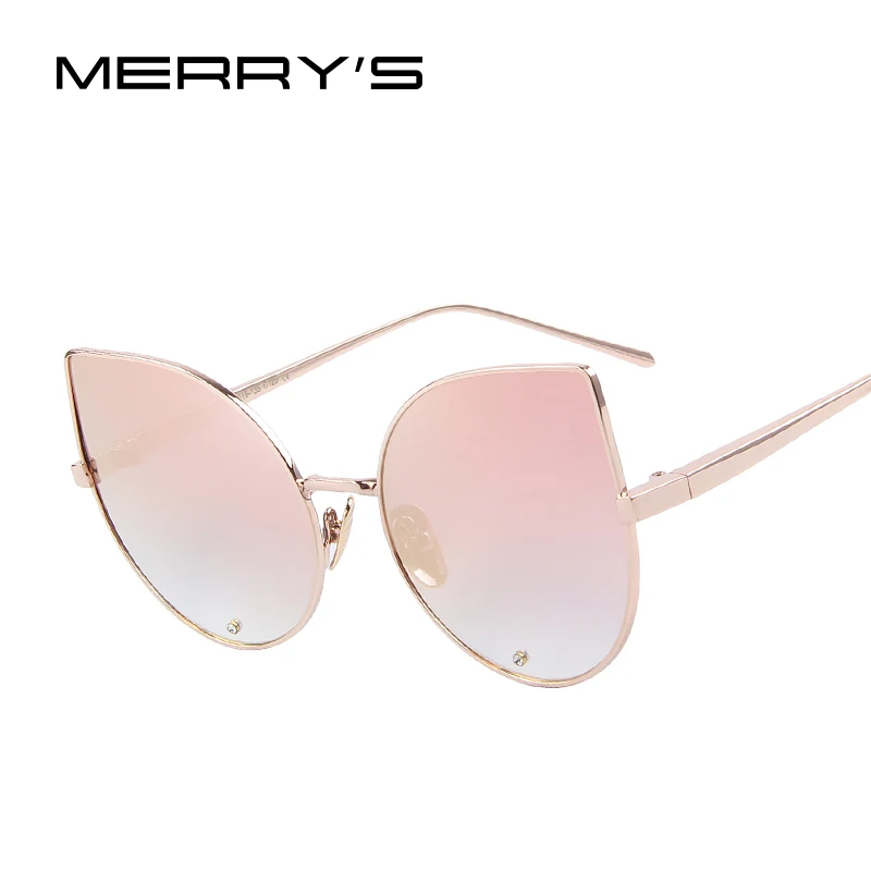 Женские солнцезащитные очки кошачий глаз MERRYS классические брендовые