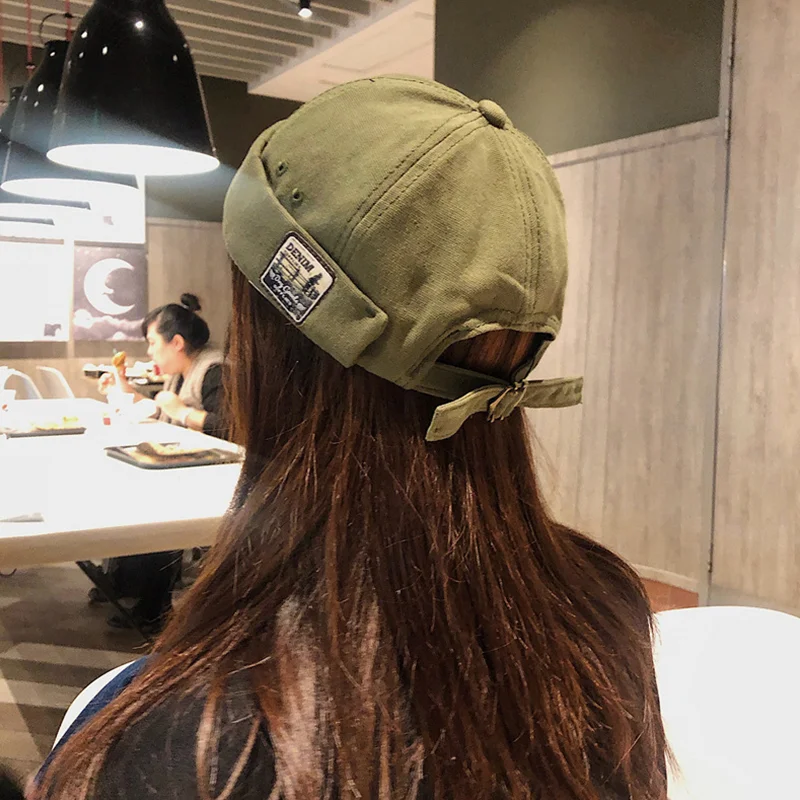 

Панама в стиле ретро для мужчин и женщин, складная шапка с черепом и матросским узором, теплая Регулируемая шапка без козырька, винтажная в с...