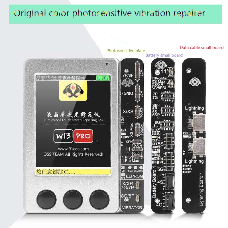 W13 Pro V2 For iPhone 11Pro max XR XS Max True Tone Light Sensor Repairing Chip Programmer Battery Data Headphone Repair Tester