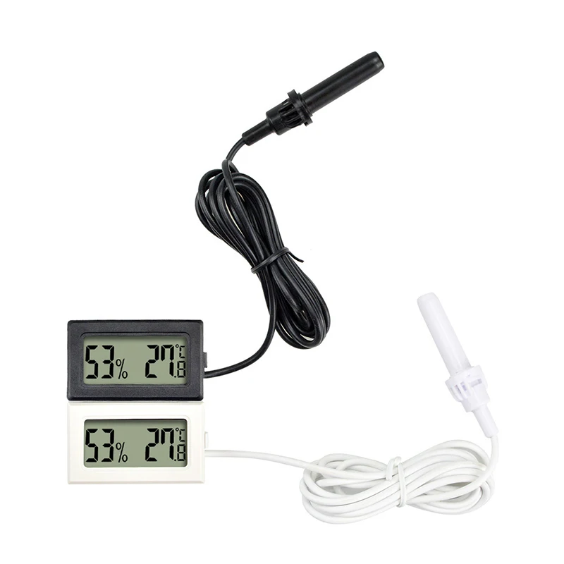 

1Pc Mini Indoor Thermometer Digital LCD Temperature Sensor Humidity Meter Thermometer Hygrometer Gauge Fridge Thermometers