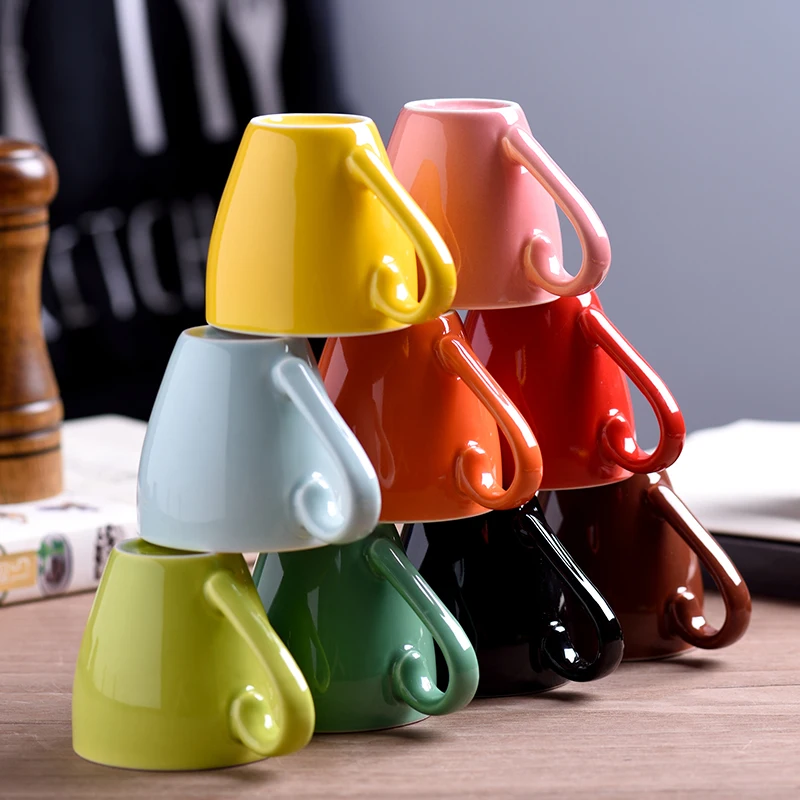 80 мл высококачественные керамические кофейные чашки набор кофейных чашек кружка