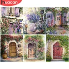 Набор для рисования по номерам HUACAN, цветы, масляные краски, для самостоятельной раскраски по номерам, пейзажные наборы, современный настенные произведения искусства