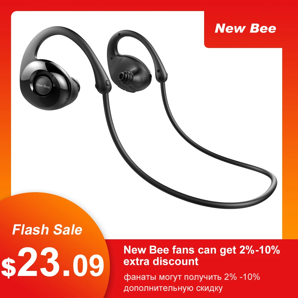 Bluetooth гарнитура с шагомером беспроводная Спортивная микрофоном Hi Fi|Наушники и