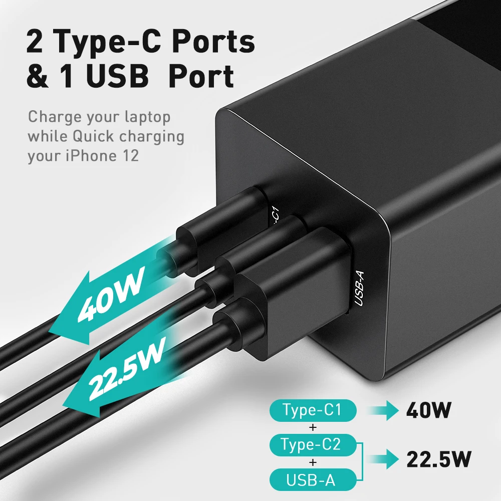 joyroom 65 вт ган зарядное устройств