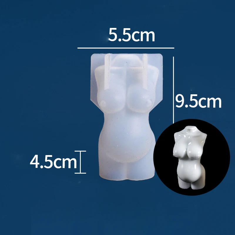 

Human Body Silicone Candle Mold Female Perfume Candle Making Wax Mould Naked Body Female Diy Fragrance Candle Soap Mold