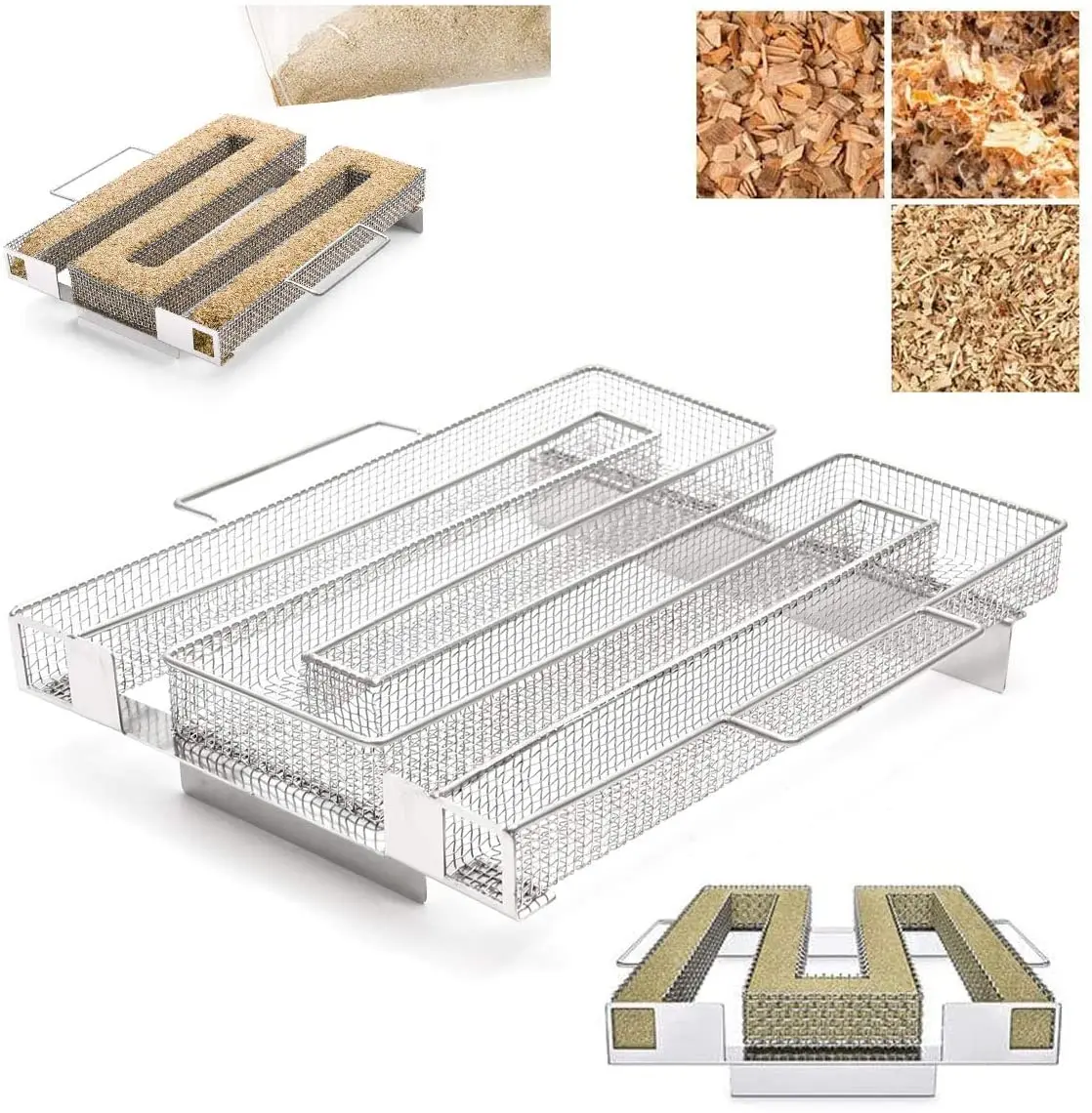 Генератор холодного дыма для барбекю гриля генератор деревянные гранулы