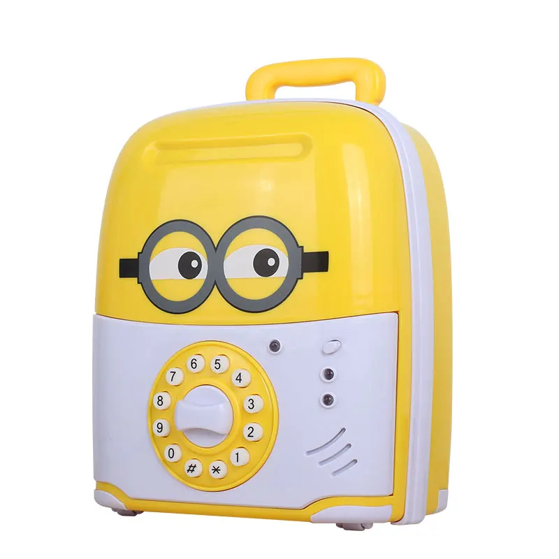 Электронный банкомат скрытый сейф мультфильм панда автоматическая копилка