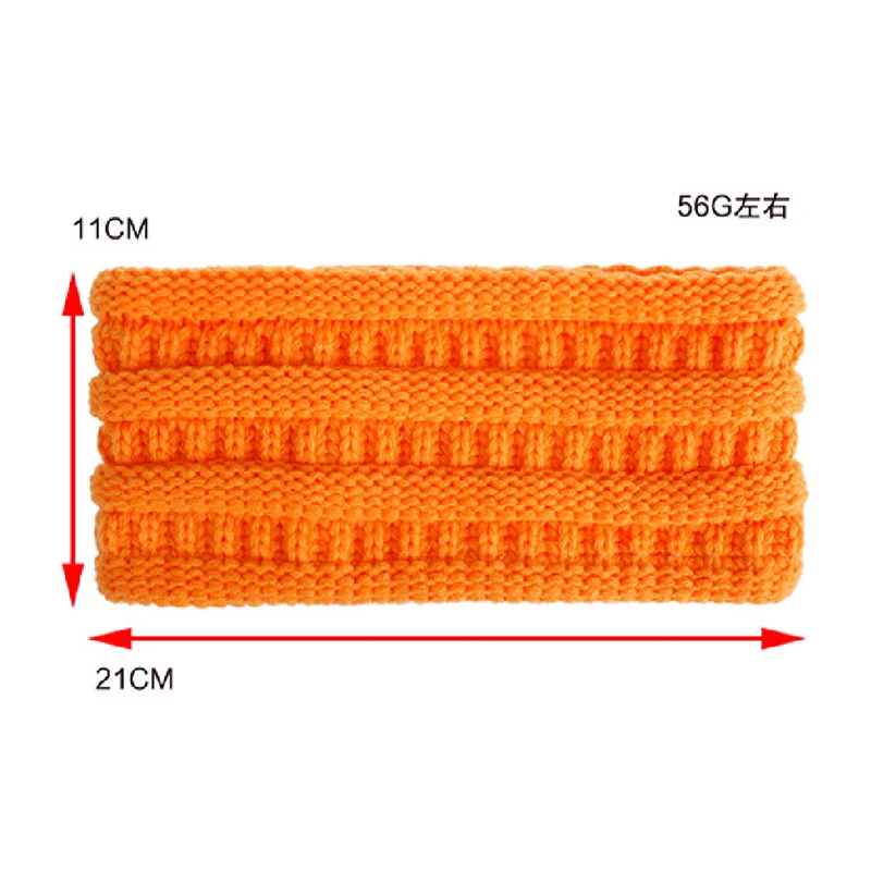 Вязаная крючком бархатная повязка для волос однотонные плотные головные уборы