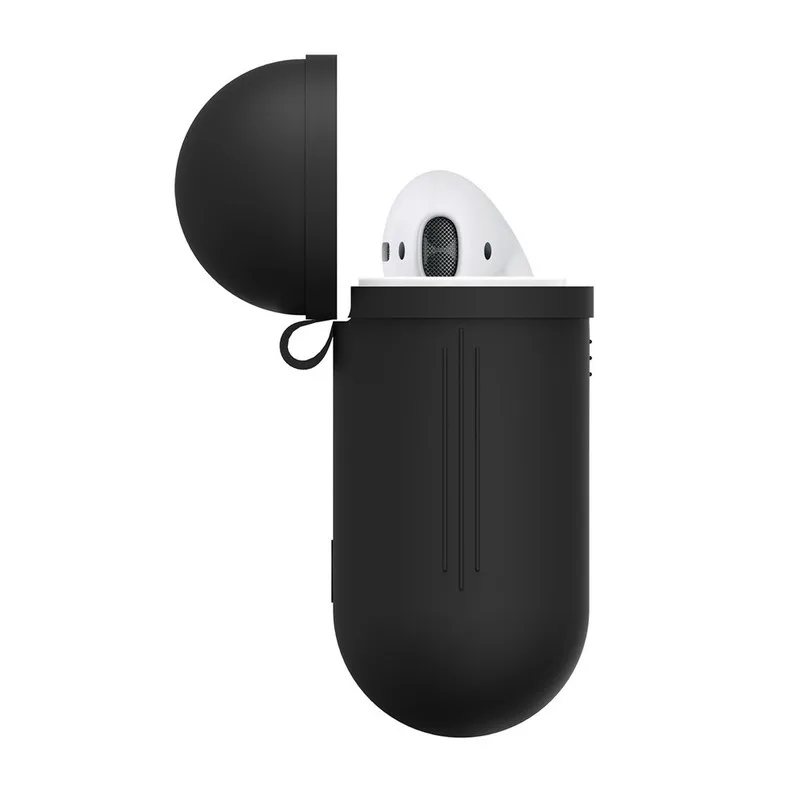 Мягкий силиконовый чехол для наушников Apple Airpods беспроводные Bluetooth наушники
