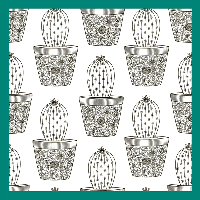 

ZATWBS Cactus Clear Stamps For DIY Scrapbooking/Card Making/Album Decorative Rubber Stamp Crafts