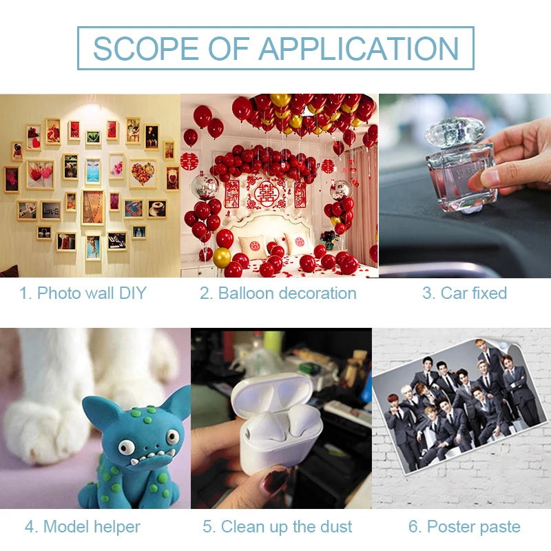 

10M 2/3/5cm PU Self-adhesive Non-marking Double-sided Adhesive Tape For Bathroom Home Office Party Decorative Tape Hardware