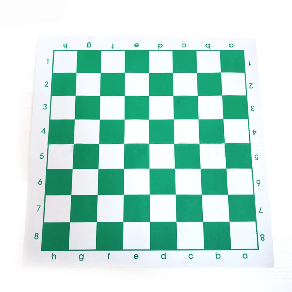 Внешняя торговля хит продаж шахматная доска из искусственной кожи и ПВХ зеленого