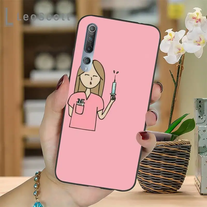 

Spain Cartoon Medicine Doctor Nurse fashion Phone Case For Xiaomi mi Redmi note 7 8t 9 9t 9s 8 10 10t 11 pro lite K20 max 3