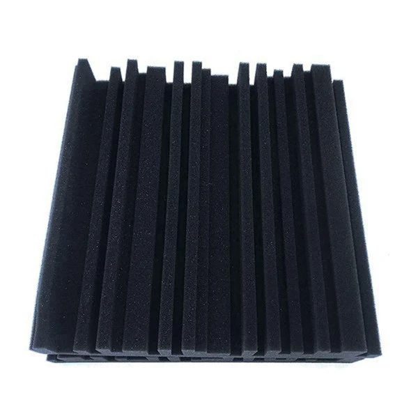 Promotion! 12PCS Absorption Foam Panels-Broadband Sound Absorber - Periodic Groove Structure Soundproof for Acoustic Studio |
