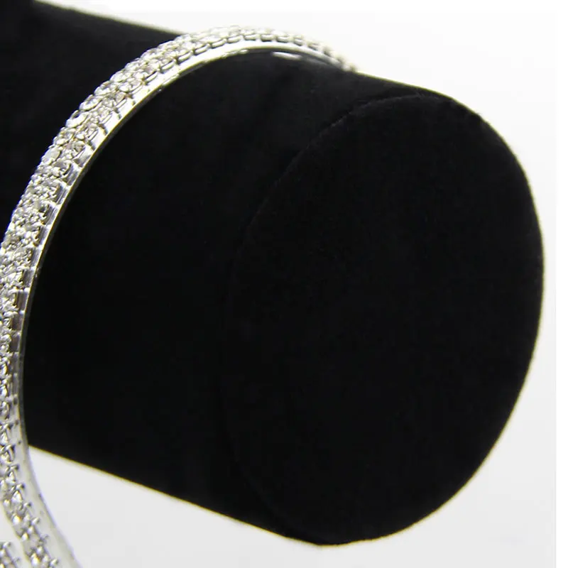 Недавно Портативный бархат браслет ожерелье цепочка для ключей часы T-органайзер