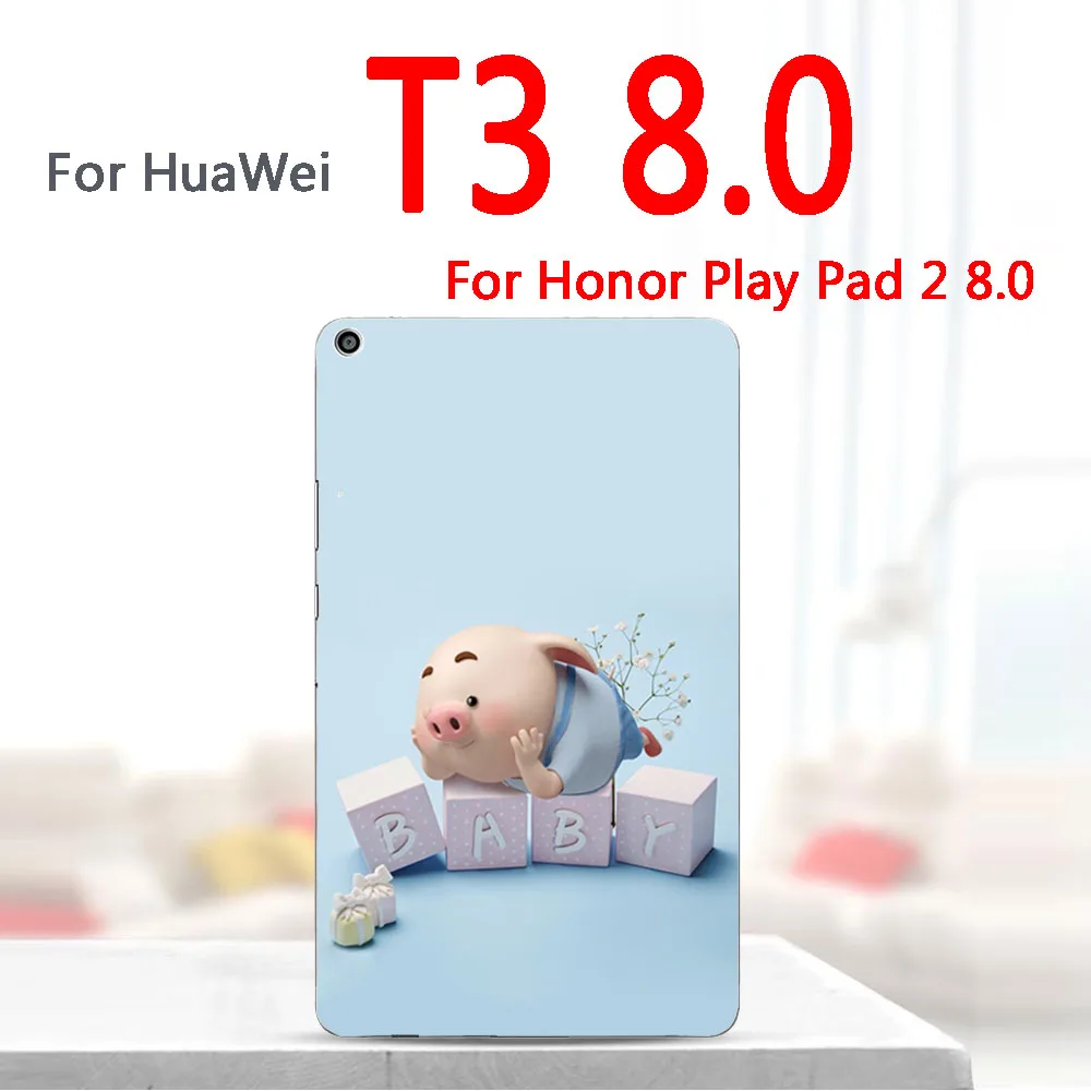 Роспись Tablet крышка для huawei Mediapad Медиа Pad T3 10 8 7 3g 7g3 AGS-W09 L09 KOB-L09 W09 для игровой площадки 2 9,6 8 силиконовый чехол - Цвет: T3-8-BABY zhu